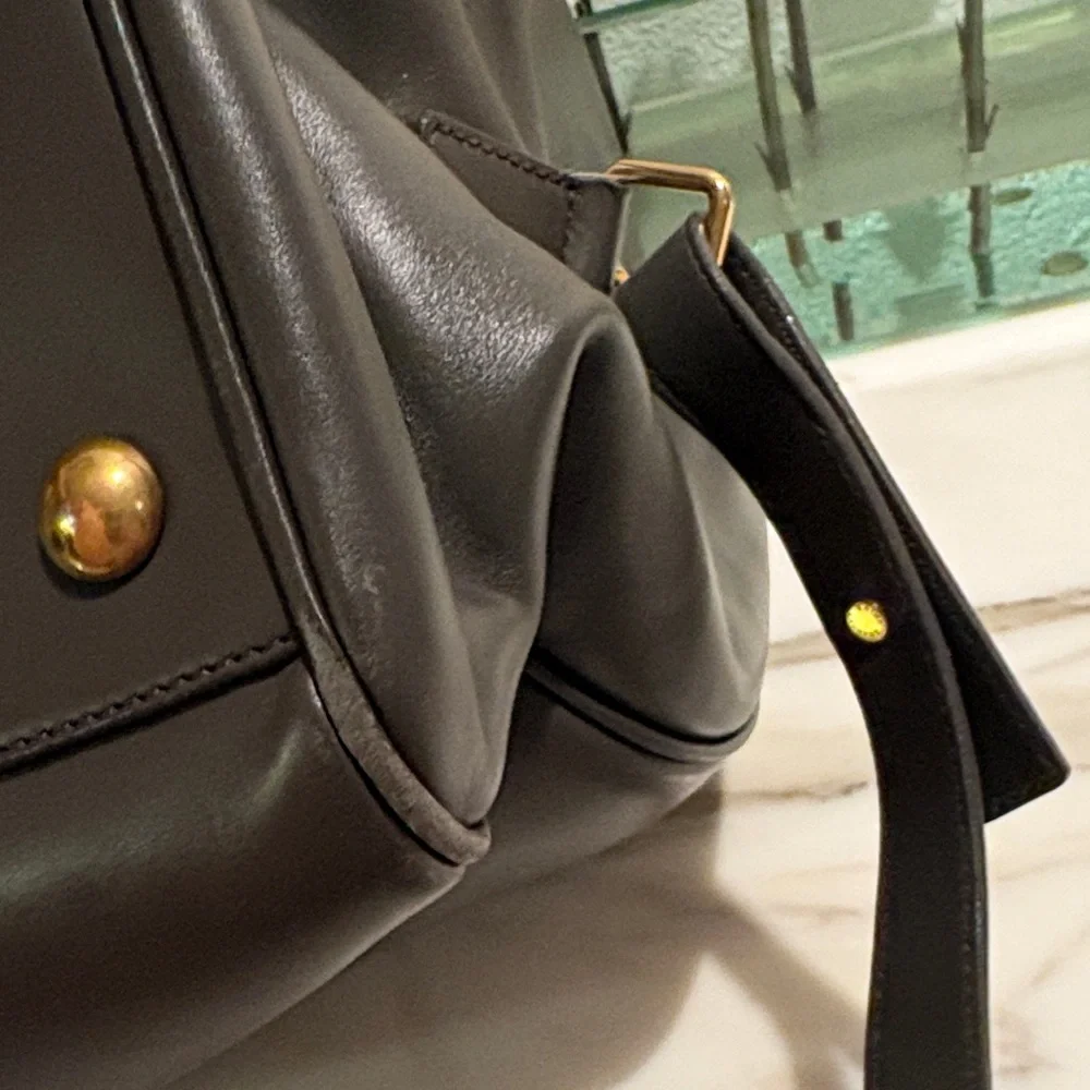 Saint Laurent Charcoal Duffel Bag